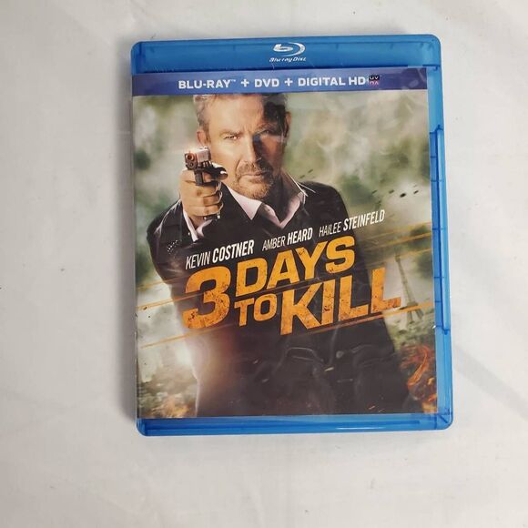3 Days To Kill Blu-Ray + DVD + Digital - Picture 1 of 3